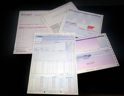 Formulaires d'affaires